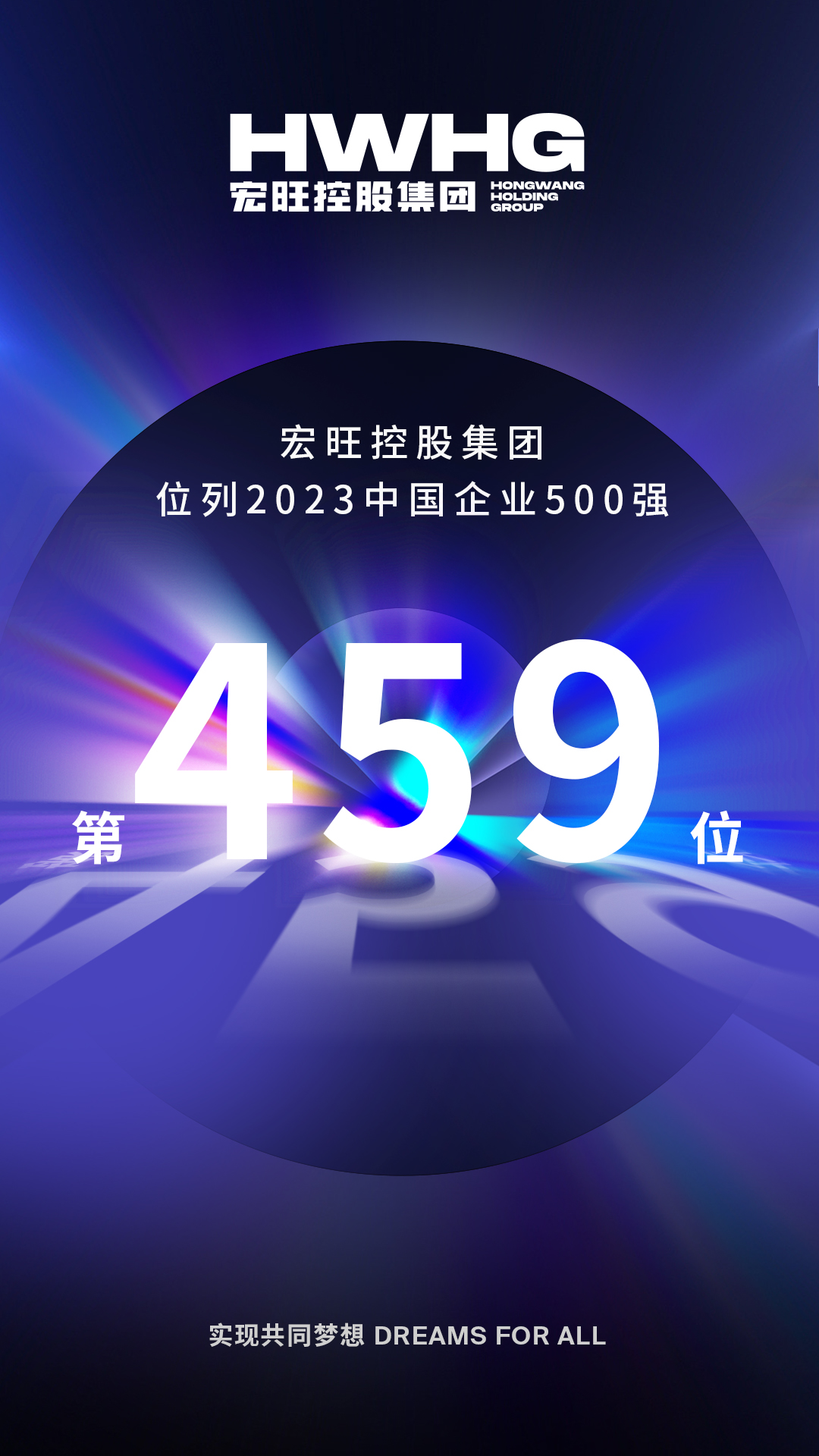 宏旺控股集团 中国企业500强 中国制造业企业
